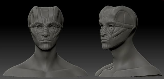 Demon Bust by Gil