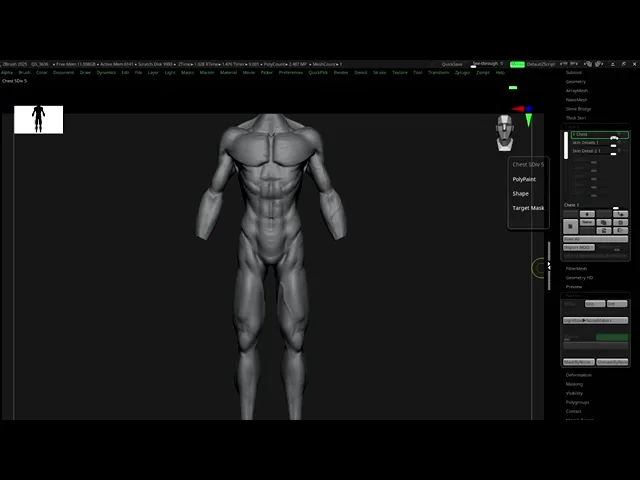 A recorded ZBrush mentoring session