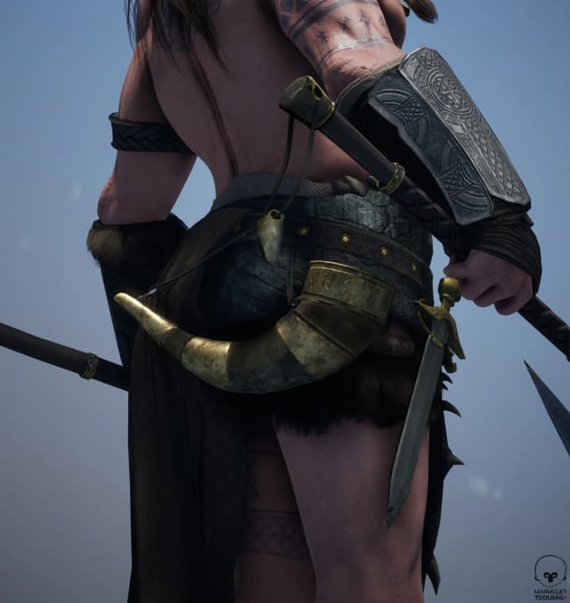 Celtic Warrior close-up